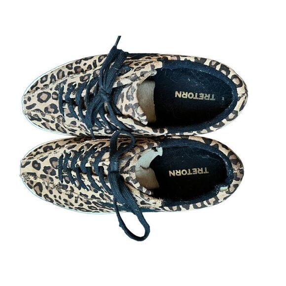 TRETORN Nylite Plus Leather Animal Print Sneakers - Picture 9 of 15